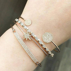 beautiful classic bangle stack