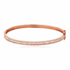 heirloom bangle in rose gold