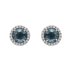 london blue topaz rosie post earrings