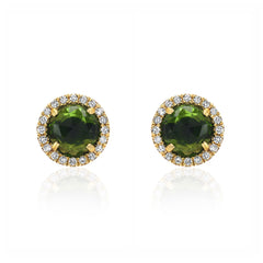 chrome diopside rosie post earrings