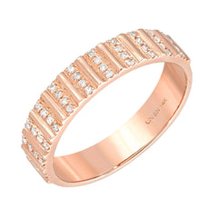 texture diamond band