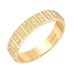 texture diamond band