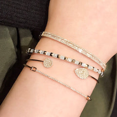 Diamond Bar Bangle