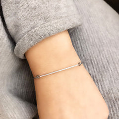 Diamond Bar Bangle