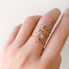 stackable celestial rings