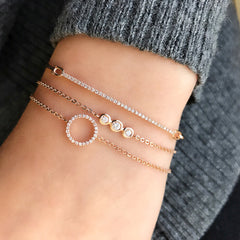 Diamond Bar Bangle