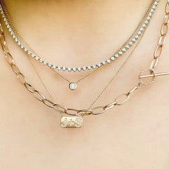 toggle diamond necklace