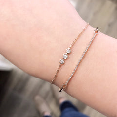 Diamond Bar Bangle