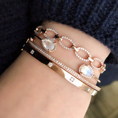 Diamond Station Bangle