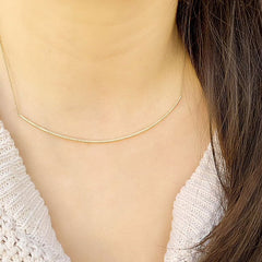 extra long bar necklace