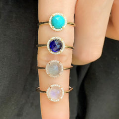 rosie rings in a variety of hues