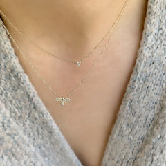 petite bee necklace