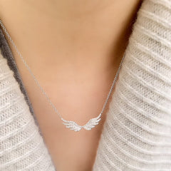 angel wings necklace