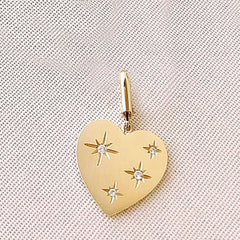 heart clip charm