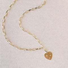 love heart clip charm