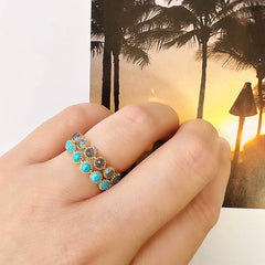 rosie rings in london blue topaz