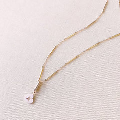 mini heart clip charm