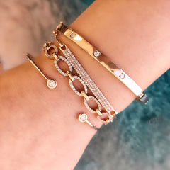 Diamond Station Bangle