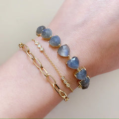 stacked bracelets