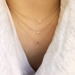 Trio of petite necklace