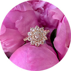 Morganite ring