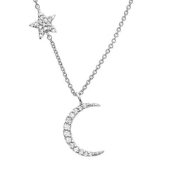 moon and star necklace