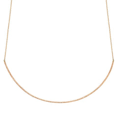 diamond and gold slim collar necklace