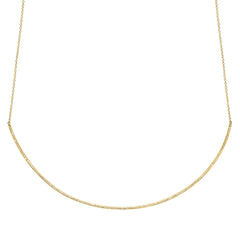 diamond and gold slim collar necklace