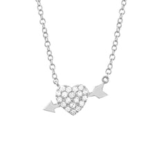 heart and arrow necklace