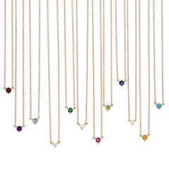 Birthstone necklaces