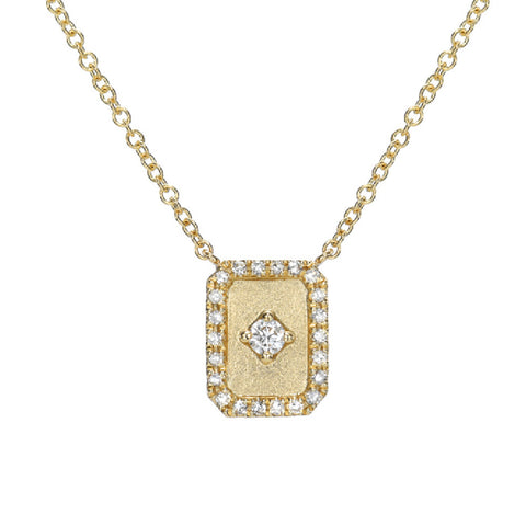 Mirror Diamond Necklace