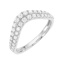 double row diamond vee band