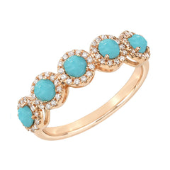 mini rosie turquoise halfway band