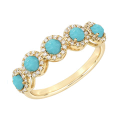 mini rosie turquoise halfway band